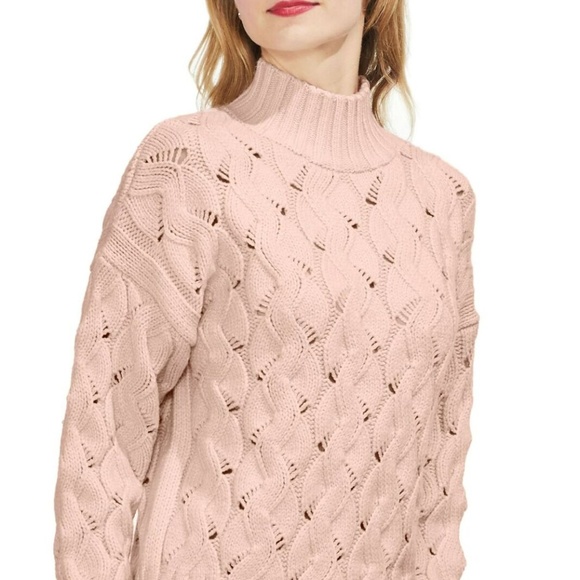 Vince Camuto Sweater Pullover Cable knit Sz XL - Picture 1 of 6